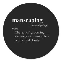 MANSCAPING T-SHIRT / Gay Slang T-shirt stickers