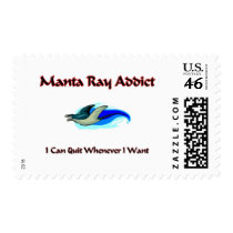Manta Ray Addict Postage