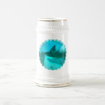 Manta Ray Beer Stein Coffee Mugs