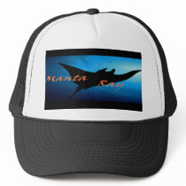 Manta Ray Logo Baseball hat by MistaSCARY Manta Ray Logo Baseball hat