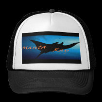 Manta Ray Logo Baseball hat hats