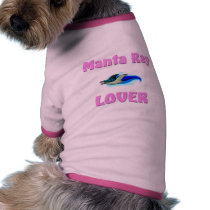 Manta Ray Lover pet clothing by AnimalShirts Manta Ray Lover pet clothing