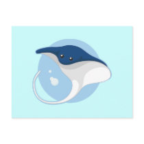 Manta Ray Postcard