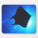 Manta Ray Silhouette mousepads