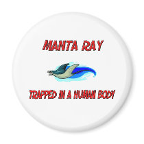 Manta Ray trapped in a human body magnets by AnimalShirts Manta Ray trapped in a human body magnets