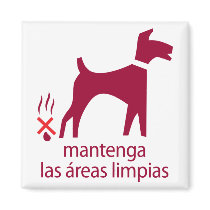 mantenga las areas limpias magnets