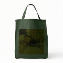 Mantis & Chrysanthemums - Grocery Tote #1 bags by bontondesigns Mantis & Chrysanthemums - Grocery Tote #1 bags