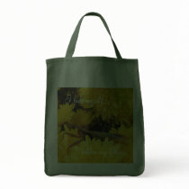Mantis & Chrysanthemums - Grocery Tote #2 bags by bontondesigns Mantis & Chrysanthemums - Grocery Tote #2 bags