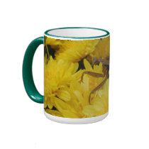 Mantis & Chrysanthemums - Mug #4