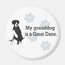 Mantle Great Dane Granddog Magnet