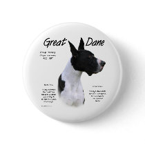 Mantle Great Dane Meet the Breed - Button