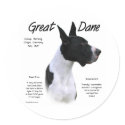 Mantle Great Dane Meet the Breed - Sticker by GreyWolfCreation Mantle Great Dane Meet the Breed - Sticker