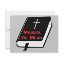 Manual of Mean invitations by godless_heathen Manual of Mean invitations