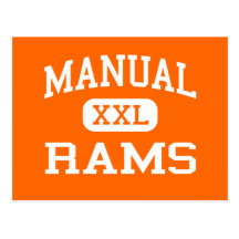 Manual - Rams - High School - Peoria Illinois Post Card