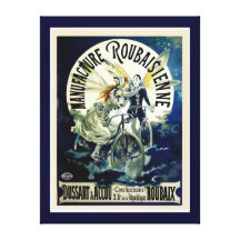 Manufacture Roubaisienne Bicycles Gallery Wrap Canvas