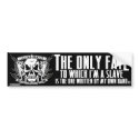 Manufactured Rebellion, Inc. "Fate" bumper stickers