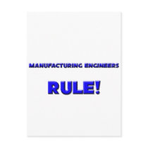 Manufacturing Engineers Rule! postcards by professions Manufacturing Engineers Rule! postcards