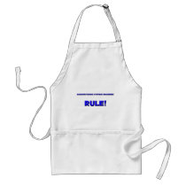 Manufacturing Systems Engineers Rule! aprons by professions Manufacturing Systems Engineers Rule! aprons