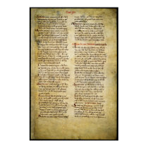 Manuscript - Canonry of Westminster, Old Middlesex posters