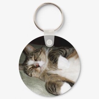 Manx Cat Keychain keychain
