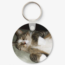 Manx Cat Keychain by Susang6 Manx Cat Keychain