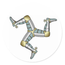 Manx Three Legs of Man stickers by hebs81 Manx Three Legs of Man stickers