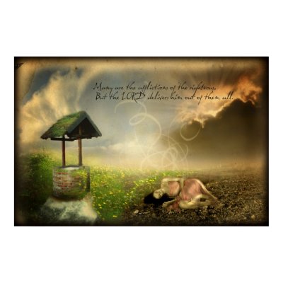 Many are the Afflictions Print by StacyLeeArt
