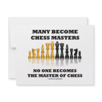 Many Become Chess Masters No One Becomes Master Invitation