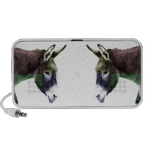 Many Colors Burro Twins - Horse & Animal Rescue Mini Speaker