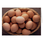 Many eggs in basket card