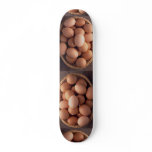Many eggs in basket skate board deck
