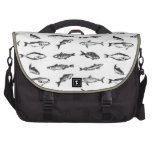 Many fishes: a collection of fish swimming commuterbag