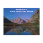 Many Glacier in Glacier National Park, Montana postcard