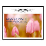 Many Hands Custom Poster posters
