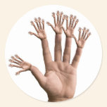 Many Hands stickers