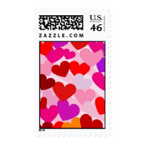 "Many hearts" postage stamp stamps