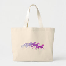 Many Horses (purples) Bag