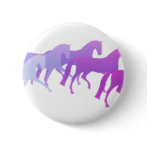 Many Horses (purples) buttons by dogsandhorses Many Horses (purples) buttons
