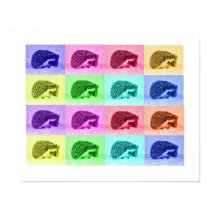 Many Hues of Hedgehogs posters