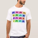 Many Hues of Hedgehogs t-shirts