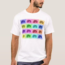 Many Hues of Hedgehogs t-shirts