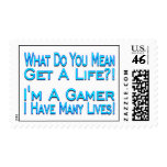 Many Lives Gamer Stamp