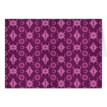 many shades of mauve card