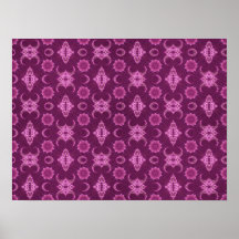 many shades of mauve print