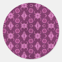many shades of mauve  sticker