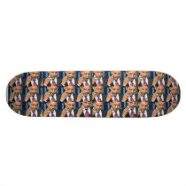 Many sides of Obama Custom Skate Board