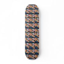 Many sides of Obama skateboards