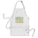 many smiley faces apron