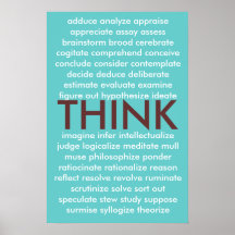 Many ways to think posters