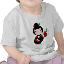 Manzanita Kokeshi Baby Tee t-shirts